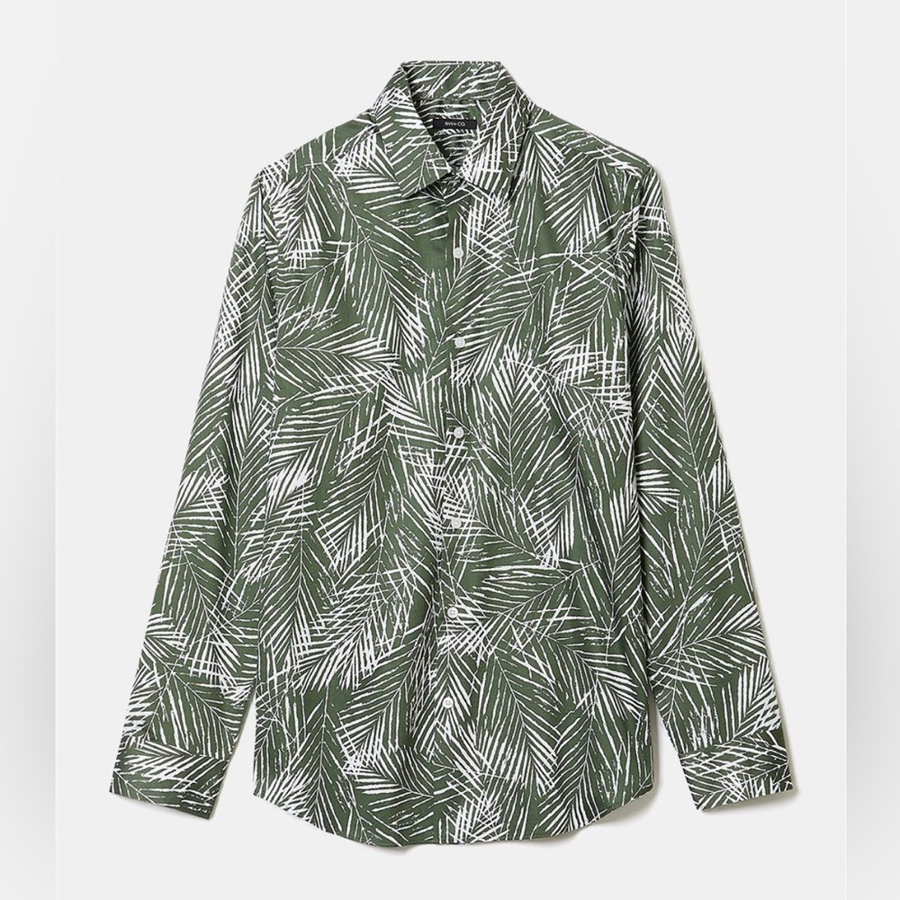 Dress Shirt - Palm Leaf